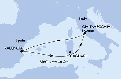 MSC LIRICA Mini-Crociera 21-26 Novembre 2024 - 5 notti